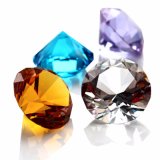 3cm Wedding Home Office Decoration Souvenir Gift Crystal Glass Diamond Fengshui Paperweight Crafts (#2411)