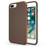Shockproof TPU Leather Back Cover PC Bumper Hybrid Phone Case for iPhone 7 6 6s Plus S8 S8 Plus