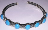 925 Silver Bangle with Turquoise