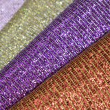 Metallic Silk Imitation Glitter PU Leather for Bag Shoe