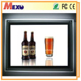 Crystal Photo Frame LED Slim Light Box for Drink Bar Acrylic Advertising Billboard