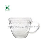Clear Double Wall Water Cup by SGS... (14*10*9)