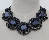 Ladies Fashion Costume Jewelry Crystal Chunky Choker Necklace (JE0155)