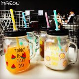 Free Sample Festival Use 16oz Mason Glass Jar /Drinking Glass with Lid