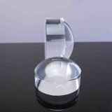 Crystal Hemisphere Magnifying Glass Decoration Convex Lens Optical Paperweight