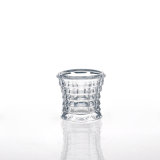Crystal Clear Glass Candle Holder