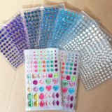 Hot Sale New Cheap Acrylic Rhinestone Diamond Gem Stickers Different Size