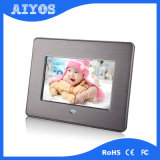 Ce FCC RoHS 7inch Metal Digital Picture Photo Frame