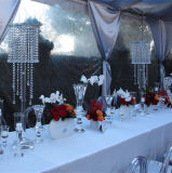 Crystal Flower Stand Wedding Table Centerpiece Candleholder Banquet Table Decor Wedding Decoration