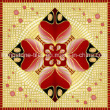 Red and Golden Luxurious Puzzle Tile Are Popular in Muslim Family