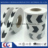 Black and White Direction Arrow Logo Reflective Sticker Tape