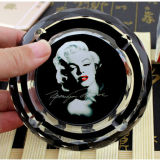 Hollywood Movies Star Marilyn Monroe Creative Smoking Gift for Woman Girlfriend Souvenirs Collectibles Celebrity Crystal Ashtray