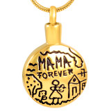 Gold Plated Cremation Jewelry Urn Pendant Necklace for Ash Wholsesale
