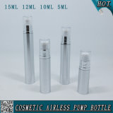 5ml 10ml 12ml 15ml Plastic Round Airless Pump Bottle for Cosmetic Packaging