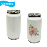 Sublimation Soda Can Stainless Steel Water Bottle with Lid