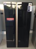 Fan Cooling Double Glass Door Kitchen Refrigerator Made in Vestar