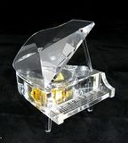 Clear Crystal Piano for Wedding Giftsand Birthday Gifts (KS03035)