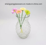 Free Sample Beautiful Crystal Transparent Glass Flower Vase /Glass Bottle