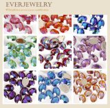 Resin Rhinestone 10*14 Oval with Hole for Sewing
