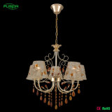 Indoor Chandelier Lamp with Iron Wire Shade