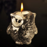 Customized Crystal Decoration Animal Owl Candleholder