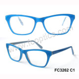 Hot Sale Crystal Colorful Acetate Optical Frame for Young Lady