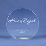 Round Crystal Logo Collection Trophy for a Desktop Award (#70154)