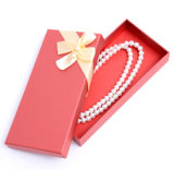 Red Pearl Necklace Gift Box with Bowknot
