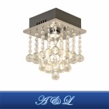 Modern Design 1-Light Decorative Mini Crystal Ceiling Lamp for Hallway, Bedroom, Living Room, Kitchen, Dining Room (Chrome)