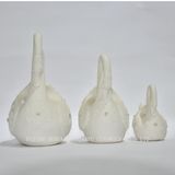 Ceramic Swan Bank with Artificial Crystal, Makes a Perfect Unique Gift, Nursery Dé Cor, Keepsake, Orsavings Piggy Bank for Kids, White