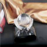 Noble Crystal Sports Trophy for Football