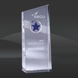 Blue Nebula Crystal Star Award (JC-1579BLU, JC-1580BLU)