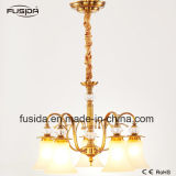Chandelier Pendant Crystal Lamp Graceful Glass Cup Lampshade Lighting D-6108/5