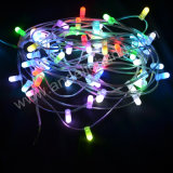Outdoor Christmas Tree Decorations RGB 12V LED Clip String Lights