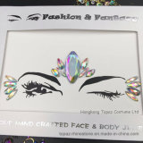 2018 Tribal Style Face Fashionable Temporary Rhinestone Gem Face Jewel Stickers (J03)