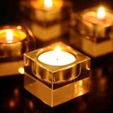 Wedding and Home Decoration Crystal Tealight Candlestick