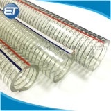 Non-Toxic PVC Plastic Discharge Water Flexible Hose with Stainless Steel Wire
