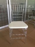 Clear Crystal Transparent Chiavari Chair with Cushion