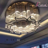 Hotel Decorative Flower Shape Glass Pendant Lamp