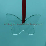 Personalized Butterfly Glass Christmas Tree Ornaments for Decoration