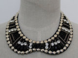 Fashion Beaded Crystal Jewelry Necklace Faux Collar (JE0090)