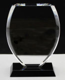 Hot Sales Personalized Crystal Trophy Award with Black Base
