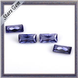 Top Quality Voilet Rectangle Princess Cut CZ for Fashion Jewelry