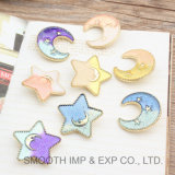 Colorful Five-Pointed Star Enamel Charm Pendant for Fashion Jewelry