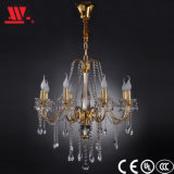 Decorative Crystal Chandelier with Golden Finish