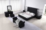 New Crystal Tufted Headboard Leather Bed