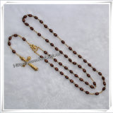 Handmade Wooden Beads Rosary for Praying (IO-cr021)