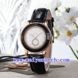 Custom Design Watch Leather Classic Wrist Watches (WY-023B)