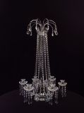 Crystal Glass Candleholder for Decoration