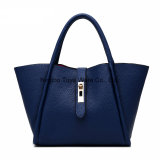 Contrast Color Bat Fashion Shoulder PU Leather Designer Handbag (FTE-019)